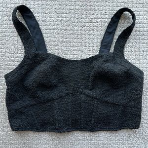 H&M tweed crop top